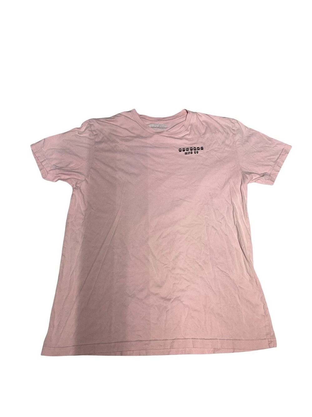 Osgoode MFG Co Sun Graphic T Shirt Adult Large Pink Short Sleeve Stain On Back